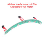1pcs Hall 61A Electric Vehicle Balance Vehicle 61A Hall Sensor 105 Motor Hall Board 61A Sensor For Vehicle E-bike Balance