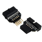 1PCS Front Panel Plug Connector USB3.0 19-pin To USB 9Pin Adapter For Motherboard