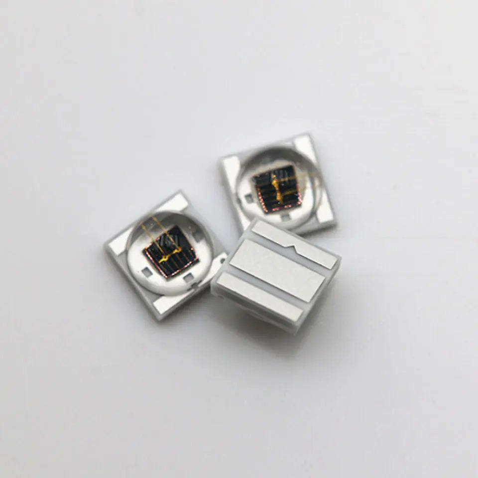 5Pcs 3W Deep Infrared IR850nm IR940nm LED Chips Ceramic SMD 3535 Lamp Beads Security Monitoring Emission LED Night Vision Camera
