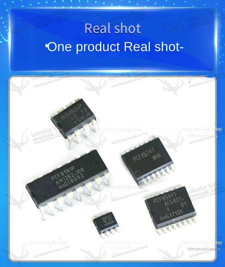 2PCS 8-Bit Analog-to-Digital/Digital-to-Analog Converter with PCF8563P PCF8591P PCF8574T Clock Timing Chip