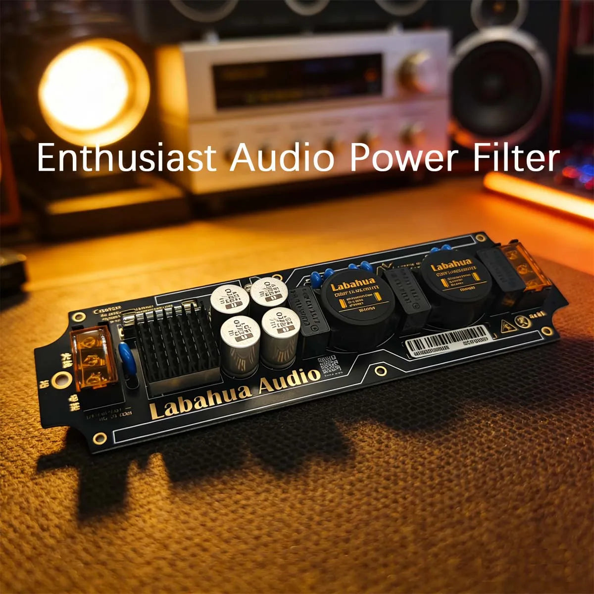 Audio Power EMI Filter Module Alternating Current Power Filter Anti-interference Anti-thunder Audio DIY