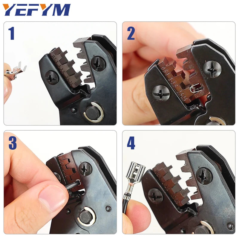 SN-48B Crimping Plier 0.5-2.5mm2 20-13AWG SN-28B/48B/2 Dupont XH2.54 KF2510 SM 2.54 3.96 TAB 2.8/4.8/6.3 Plug Type Terminal