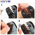SN-48B Crimping Plier 0.5-2.5mm2 20-13AWG SN-28B/48B/2 Dupont XH2.54 KF2510 SM 2.54 3.96 TAB 2.8/4.8/6.3 Plug Type Terminal