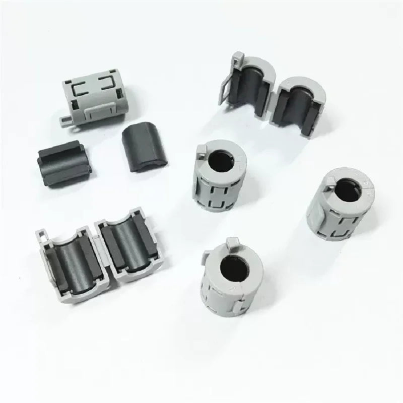 XM/UF-70A Snap Degaussing Filter Noise Suppressor EMI RFI Clip Choke Ferrite Core Cable 7mm Removable Anti-interference ZCAT1518