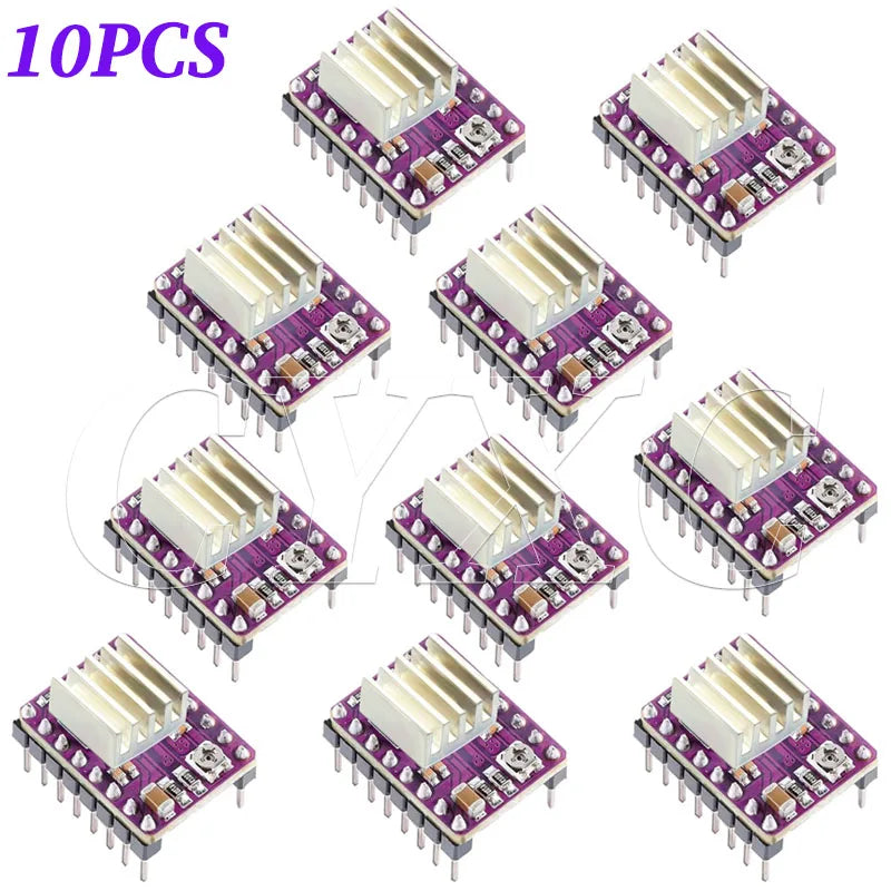 5-10PCS 3D Printer Parts StepStick A4988 DRV8825 Stepper Motor Driver With Heat sink Carrier Reprap RAMPS 1.4