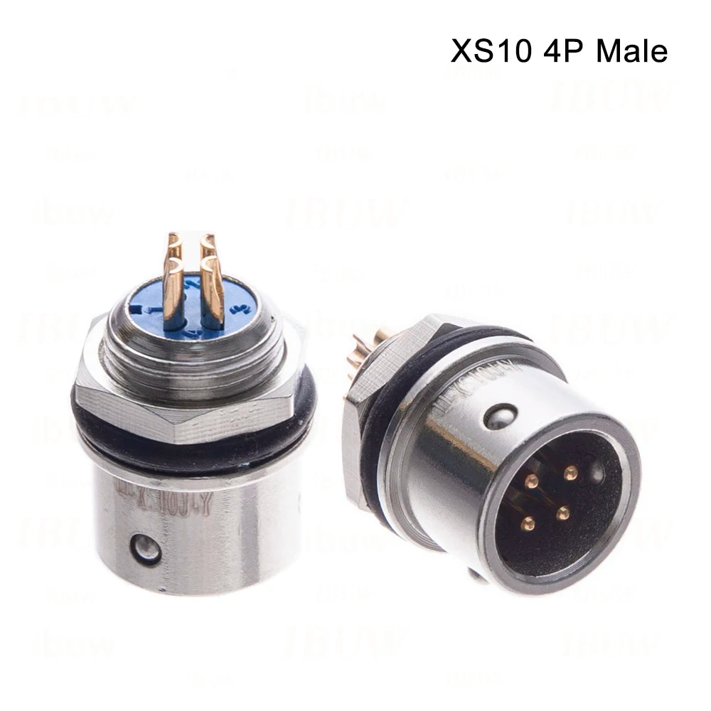 XS10 4PIN 5PIN  Docking Aviation Plug Socket Waterproof Circular Connector 2PIN 3PIN