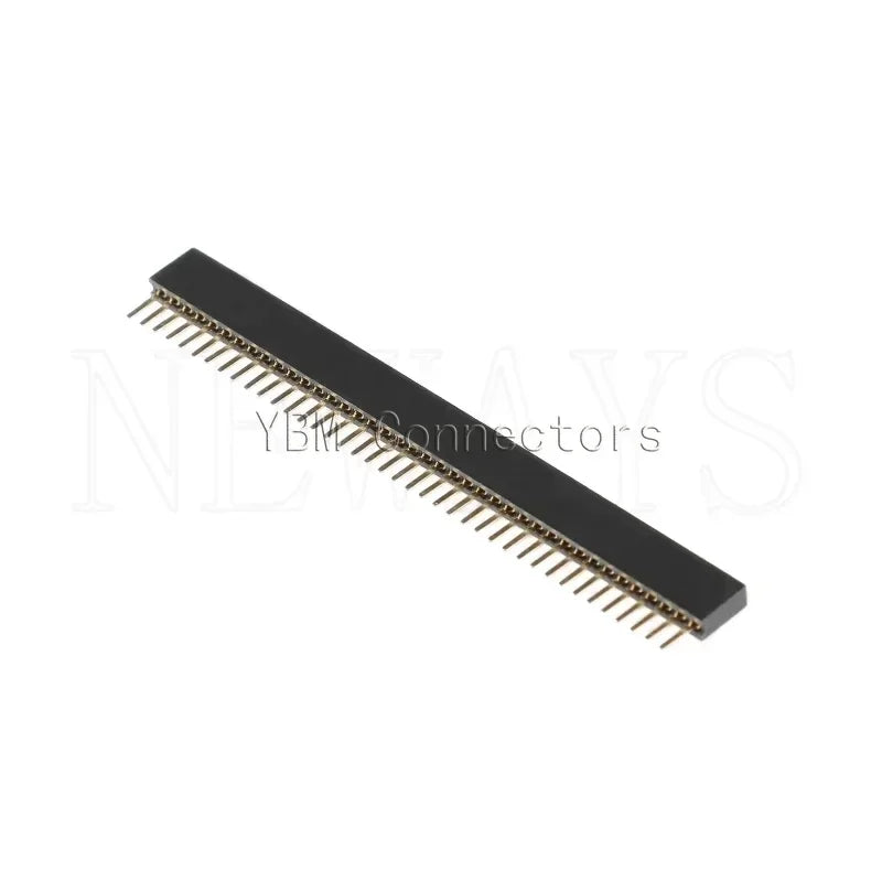 10Pcs 1.27 Single Row Pin Female Header Socket Pitch 1.27mm 1*2P 3P 4P 6P 8P 12P 15P 20P 40P 50P 1x40Pin Connector For Arduino