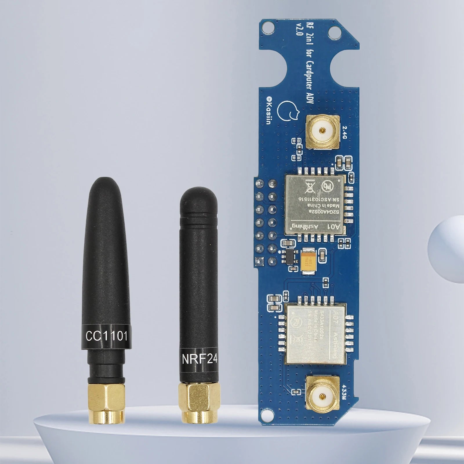 For M5stack Cardputer NRF24& CC1101 Dual-Bands Board with Antennas Enhanced Antenna Stability Tool