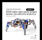 Quadruped Spider Robot  Kit v2.0 ESP8266，3D printed Bionic robot DIY NodeMCU Programming robot Maker Open source hardware