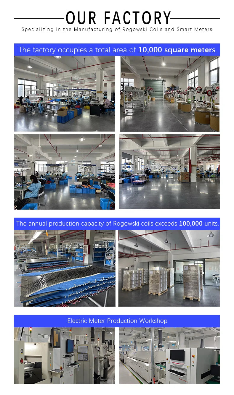 Multi Circuit Energy Meter ME131 Rogowski Coil CT Meters Multi Function Smart Power Energy Meter