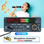 KEBIDU 200W Amplifier Bluetooth 5.3 MP3 Decoder Board Hands-free Car Wireless MP3 Player Mic USB TF FM Radio TWS Music Player