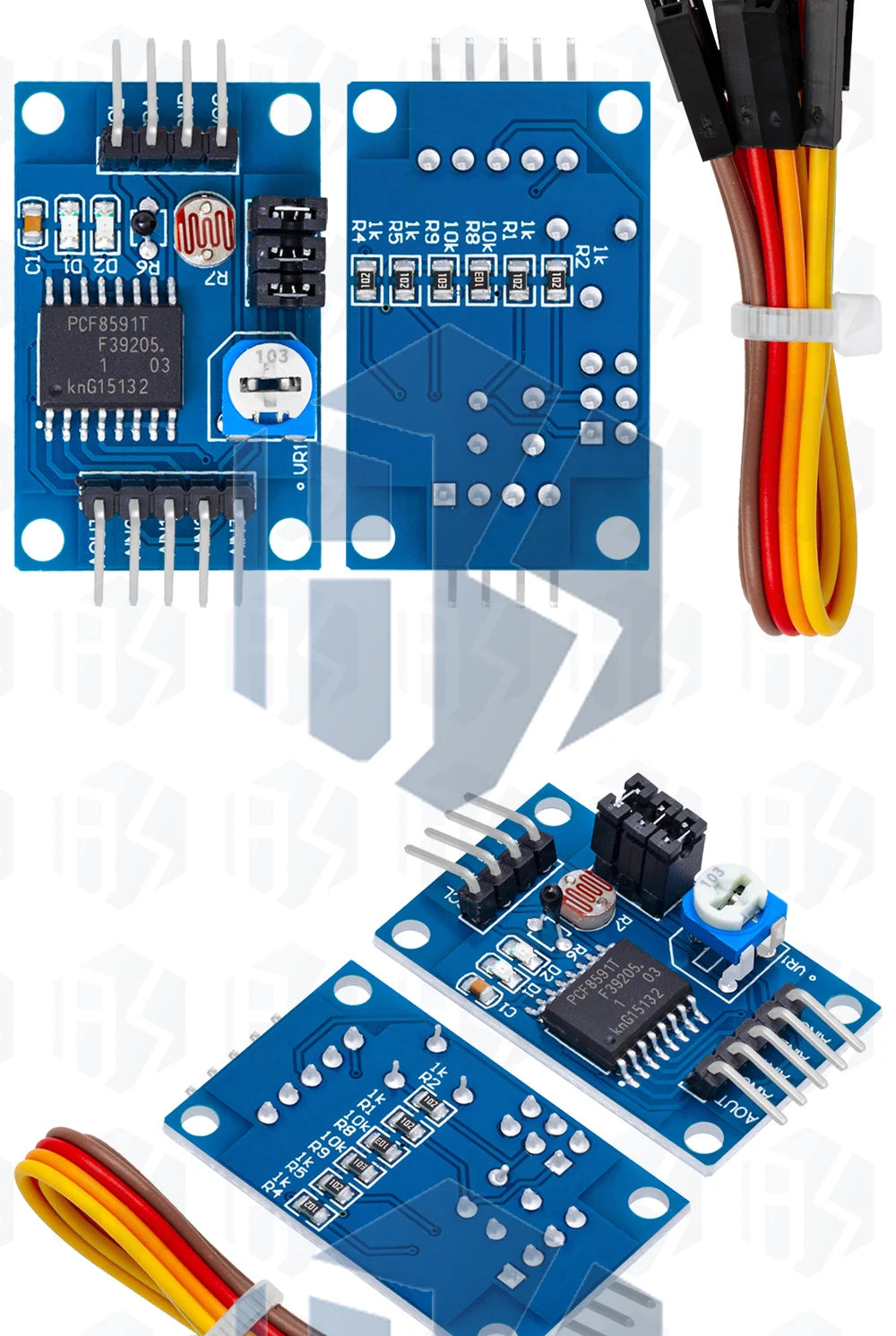 PCF8591 AD / DA Conversion of to Digital /Digital-to- Converter Module Temperature Illumination