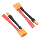 1 Pair /2Pcs XT60 Male Female Plug to 5.5mm Male Female Connector Adapter Cable 14AWG 4cm For RC Lipo Battery FPV Hobbies Toy