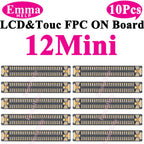 10Pcs LCD Display Touch FPC Connector for iPhone 17 17Pro 16 15 14 Pro Max Motherboard Logic Board Screen Plug Replacement