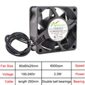 ANCHAOPU 40mm 50mm 60mm 70mm 80mm 92mm 120mm 140mm EC Brushless Cooling Fan AC 110V 120V 220V 240V Axial Flow Fan for Cabinets