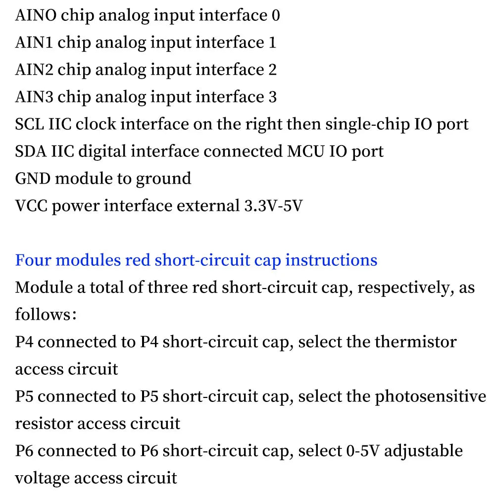 1/5/10PCS PCF8591 AD/DA Conversion of Digital Converter Module Apply to Temperature、Illumination Acquisition For Arduino
