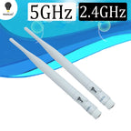 2.4GHz 5GHz 5.8Ghz Antenna 8dBi RP-SMA Connector Dual Band wifi Antena aerial SMA female wireless router 2.4 ghz antena