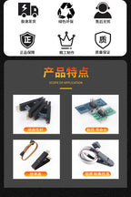 CH341A/B Programmer Adapter+SOP8 Clip+SOIC8 Adapter with Cable+1.8V Adapter CH341A EEPROM Flash BIOS USB Programmer ZIF Adapter