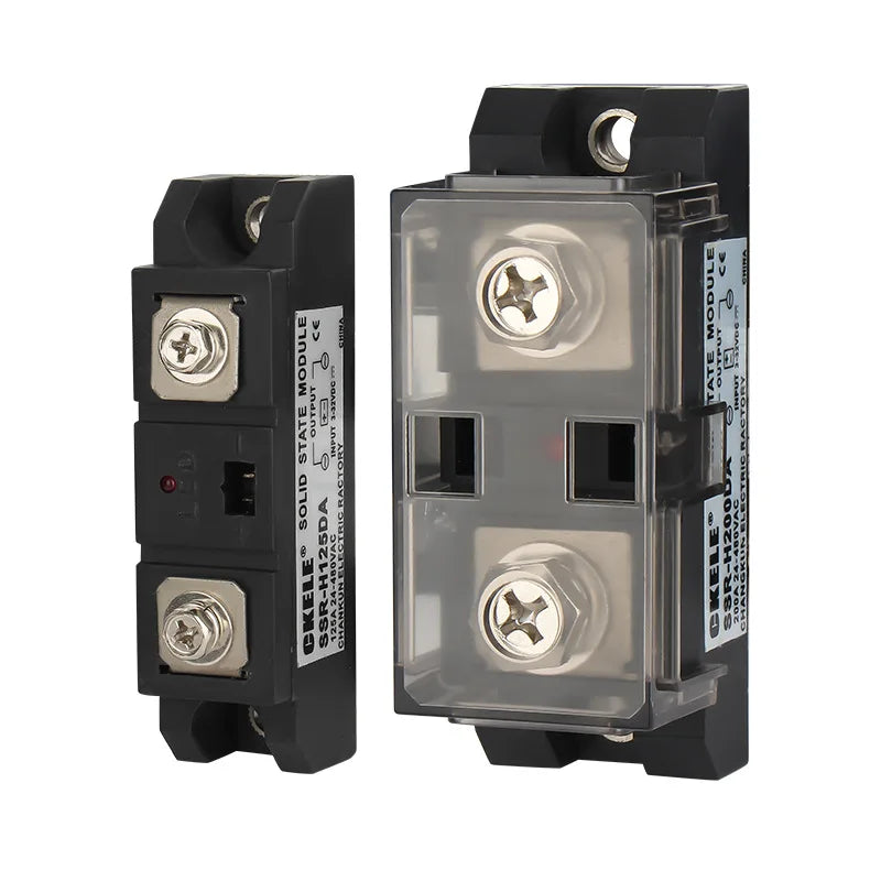Industrial Solid State Relay SSR DC-AC Module Single Phase 3-32VDC Input 24-480VAC Output 80A 100A 150A 200A 300A 350A 400A 500A