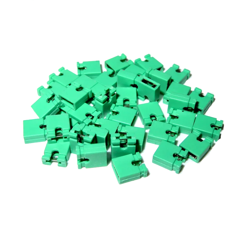 100PCS Pitch 2.4mm Pin Header jumper shorted cap & Headers & Wire Housings Black yellow white green red blue For Arduin new