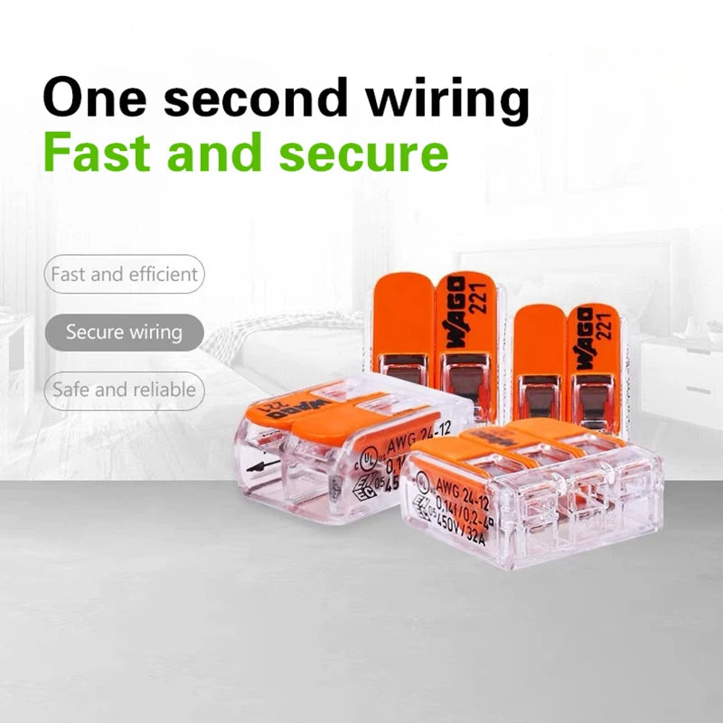 Wago Original Wiring Terminal 221 Series for Secure Connections