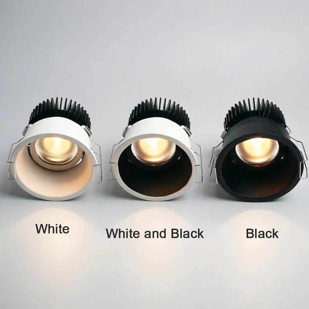 Narrow Border Adjustable Dimmable Embedded LED Spotlight Tuya Bluetooth/Zigbee Matter 3CCT Smart LED Ceiling Home Commercial