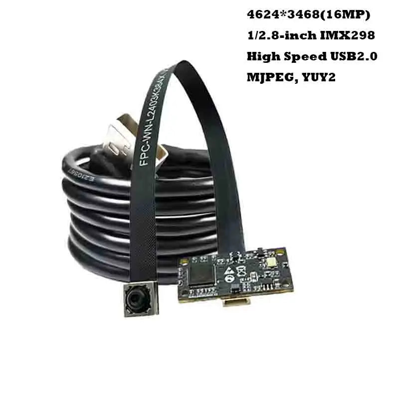 4264Hx3468V 4K 16MP HD USB Camera Module 1/2.8-inch IMX298 CMOS Autofocus/Fixedfocus 78.4° For Face Recognition&Device Scanning