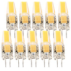 10PCS Dimmable Mini G4 LED COB Lamp 6W Bulb AC DC 12V 220V Candle Lights Replace 30W 40W Halogen For Chandelier Spotlight