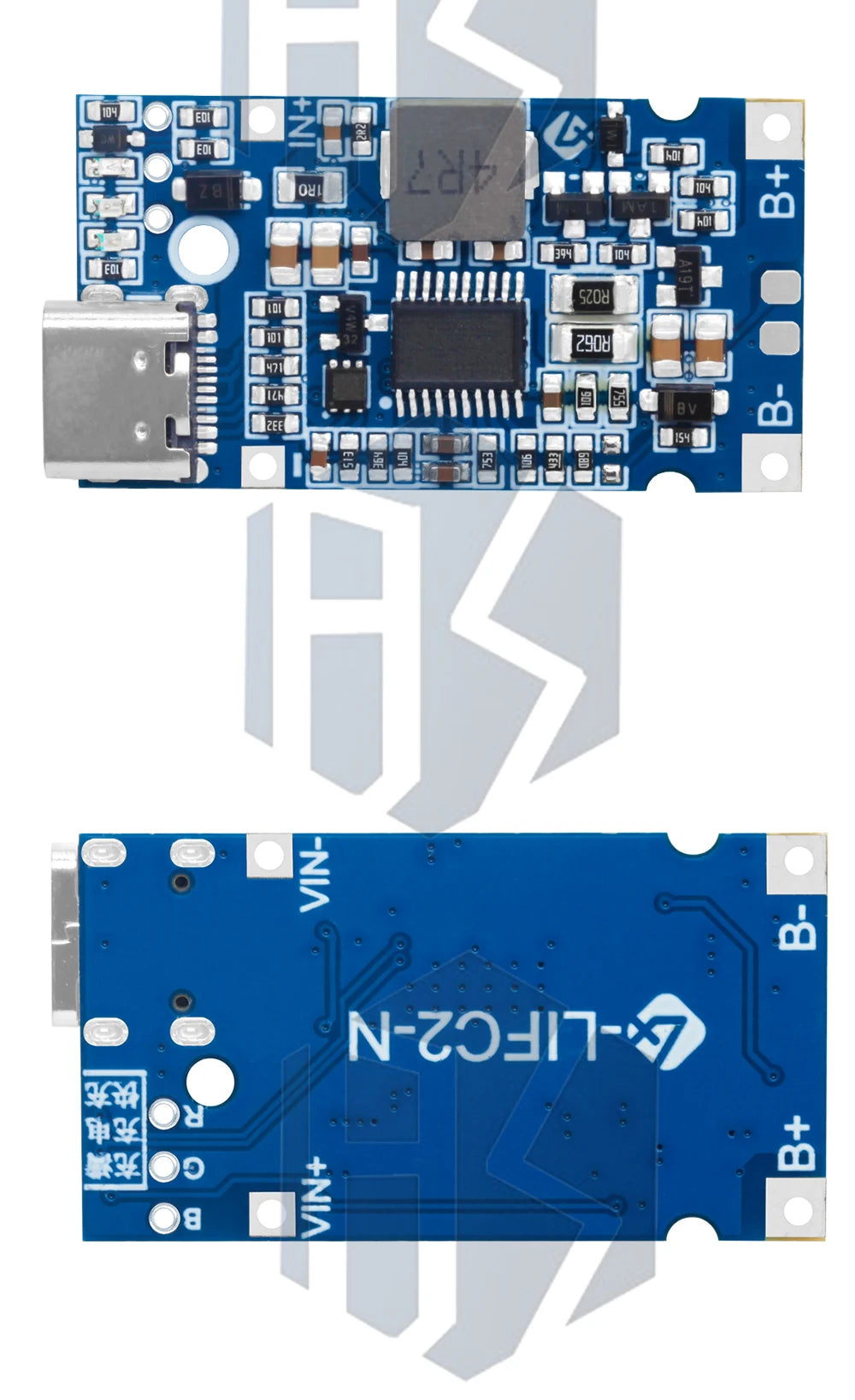 Type-C USB 2S 3S 4S  BMS 4.5V-15V 18W 2A Lithium Battery Charging Module Support QC Fast Charge With Temperature Protection