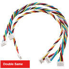 5Pcs GH1.25 2P/3P/4P/5P/6P-10 Pin GH 1.25 Single/Same/Reverse Connector with 15CM Soft Silicone Cables