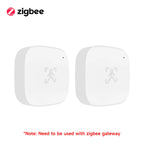 Smart Life Zigbee 24G MmWave Radar Motion Sensor Human Presence Detector Battery Powered Breathing Monitor for Home Automation
