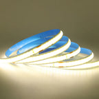 COB LED Strip Light Power Kit 220V 110V AC 3000K 4000K 6000K 2pin 240LEDs/m with IC Driver IP20 8mm PCB Dimmable Linear Lighting