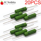 20PCS Wire Wound Resistance RX21 5W 6W 10W Resistor 5% 3 4.7 10 22 27 47 100 120 180 200 220 270 330R 360 510 1K 10K 12K 15K Ohm
