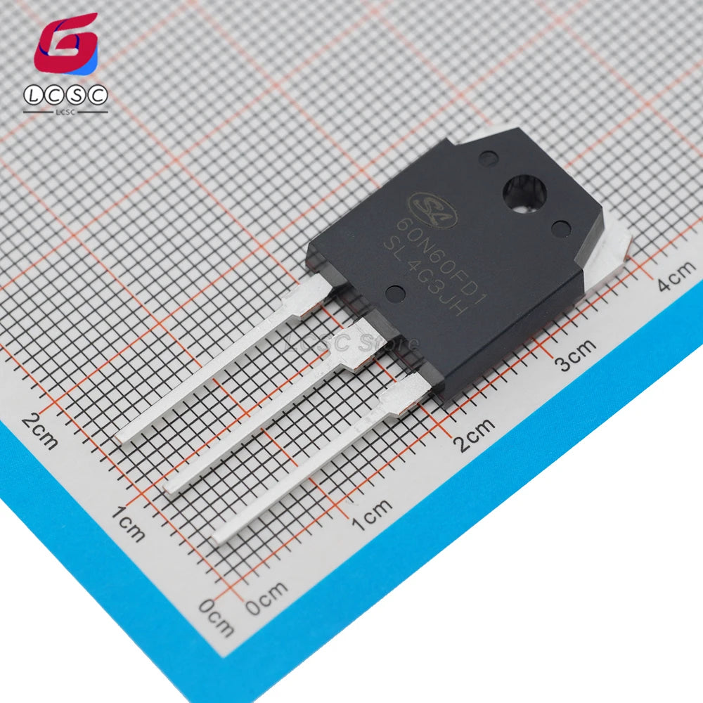 5Pcs/Lot SL 60N60FD1 IGBT 60A/600V Transistor SGT60N60FD1PN low conduction loss, fast switching speed, high input impedance