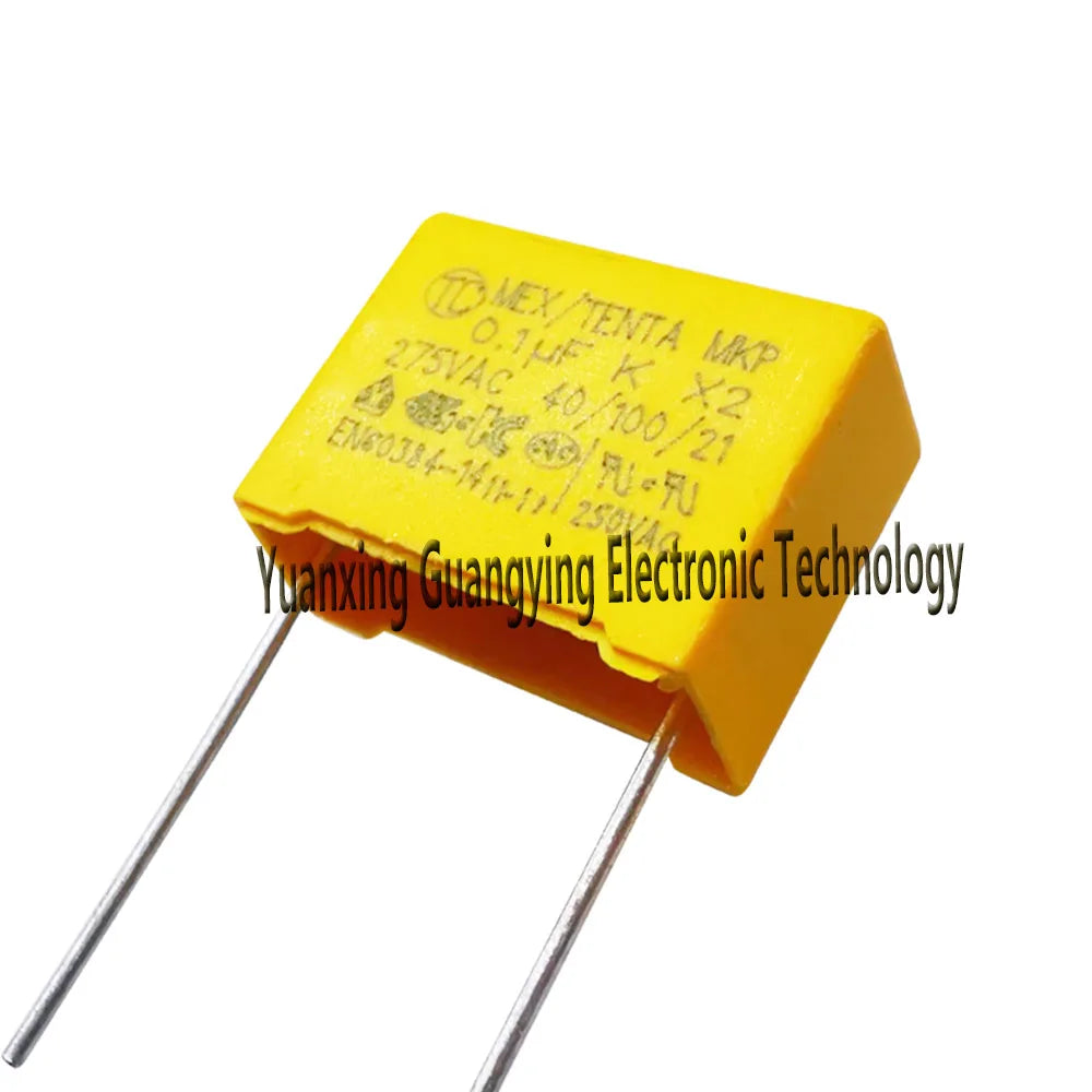 (10 pcs) 275VAC Polypropylene Film Capacitors X2 0.01 0.1 0.15 0.022 0.22 0.33 0.47 0.56 0.68 0.82 1μF 2.2μF Safety Capacitor