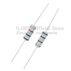200pcs 2W Carbon Film Resistors 5% 4 Color Ring Resistors 10 47 100 470 Ohm 1K 4.7K 10K 47K 51k 100k 200k 470k 510k 910k 1M Ohm