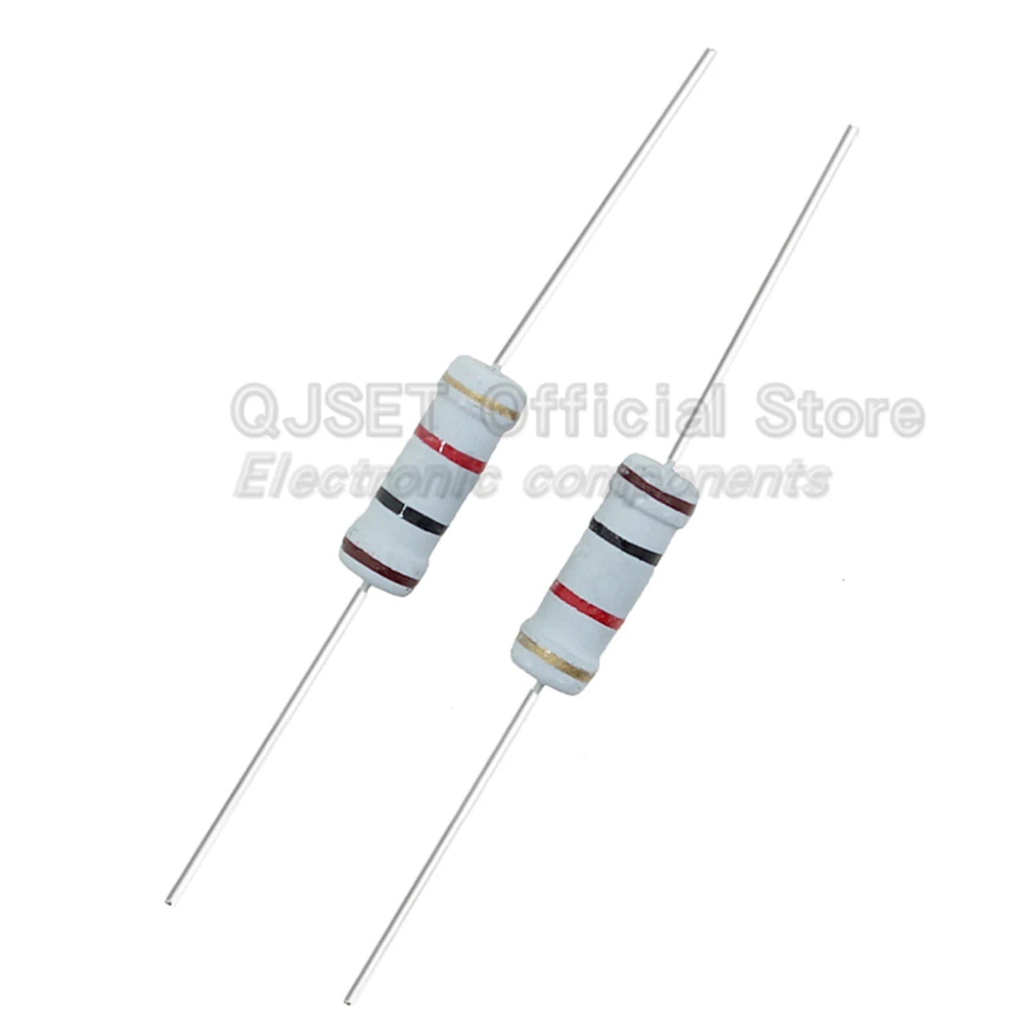 200pcs 2W Carbon Film Resistors 5% 4 Color Ring Resistors 10 47 100 470 Ohm 1K 4.7K 10K 47K 51k 100k 200k 470k 510k 910k 1M Ohm