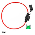1Set 1A-40A Waterproof 32V Mini/Small/Medium Auto Fuse Holder 18/16/14/12/10AWG With Car Blade Fuse 3A 5A  10A 15A 20A 1A 7.5A