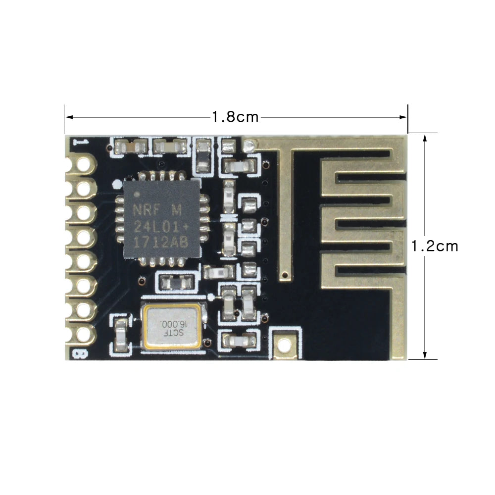 NRF24L01+ 2.4G Wireless Data Transmission Module 2.4GHz NRF24L01 Upgrade Version NRF24L01+PA+LNA 1000 Meters For Arduino