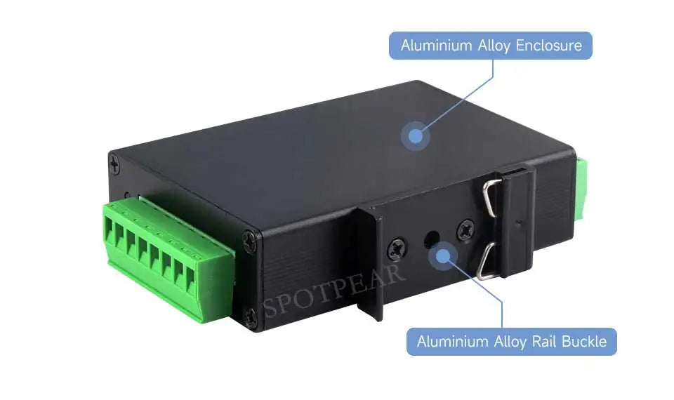 Industrial Isolated 4CH RS485 TO POE ETH (B) RJ45 Converter UART For Modbus 4-Ch RS485 to RJ45 Ethernet Serial Server