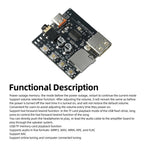 DC 5V Bluetooth 6.0 MP3 Audio Decoder Board Audio Receiver Amplifier Module Type C Port Car Home Speaker Headphones