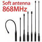 GIZONT LoRa 868MHz Soft Antenna 17CM General 869MHz SMA Flexible Whip Antenna 20CM For MeshTastic LoRaWan ESP32 Teletransmission