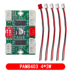 Bluetooth 5.0 PAM8403 MINI Digital Amplifier Board 2 * 3W Class D Digital DC 2.5V To 5V Power Speaker Module With Potentionmeter