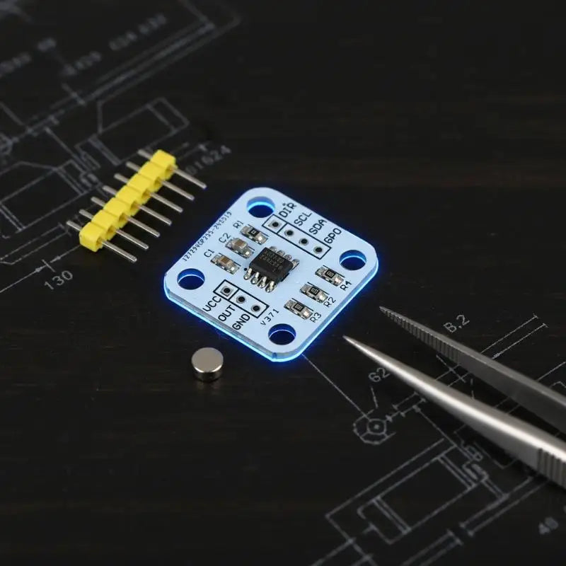 Encoder 12bit High Precision Angle Measurement Sensor Module Magnetic Induction AS5600 Magnetic