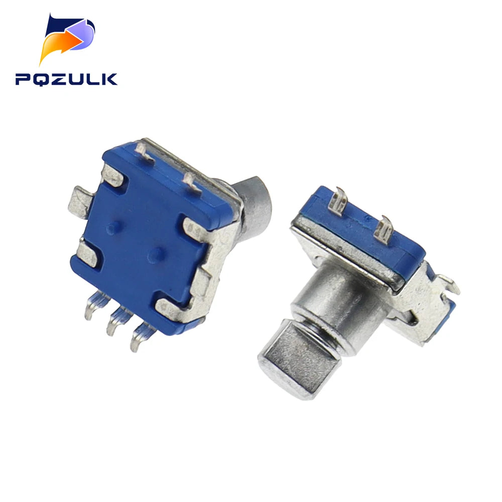 5PCS EC11 Rotary Encoder Code Switch With Push Button30 Position 360 Degree Infinite Rotation SMD 5Pin Plum Shaft