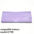 21700 Lithium Battery PVC Heat Shrinkable Film Battery Skin Heat Shrinkable Sleeve 10pcs/bag