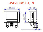 1PCS AS150U、AS150UPW(2+4)、AS150UPB Connector Amass Male Female Male High Current Model Airplane Plug