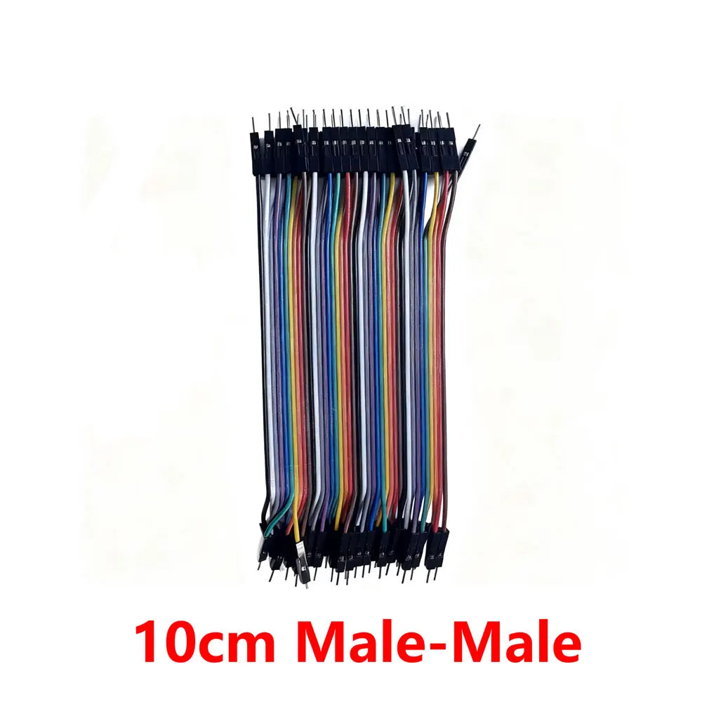40PCS Jumper Wire DuPont Line DuPont Cable Connection male to male+female to female and male to female for Arduino DIY KIT