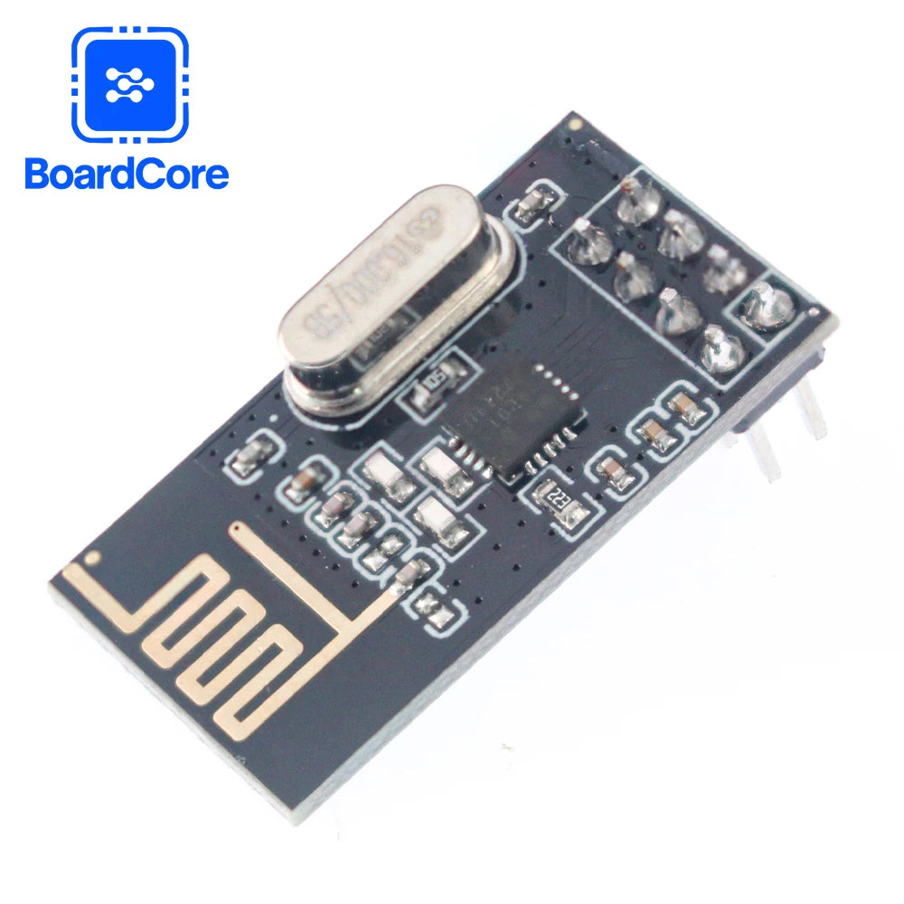 NRF24L01 SI24R1 Wireless Module Upgrade Version 2.4GHz Enhanced Power Transceiver 1.9-3.6V Adapter Plate Board Module