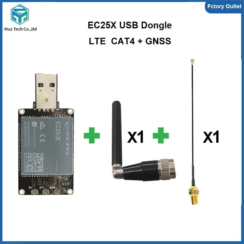 Quectel EC25EFA USB Dongle With Case EC25AUFA EC25JFA LTE CAT4 module support GNSS EC25 Series module with Antenna breakout kit